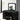 Avery - Vanity Desk With Glass Top, Led Mirror & Stool - Black