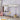 Hearth & Haven - Twin Metal Loft Bed With 2 Shelves And One Desk - White