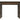 Mesa Loft Brown de 42 pulgadas, bicolor gris/marrón