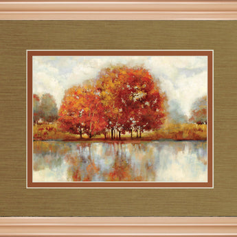 Together By Asia Jensen - Framed Print Wall Art - Light Brown