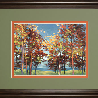 Kaleidoscope By Jmp - Framed Print Wall Art - Light Brown