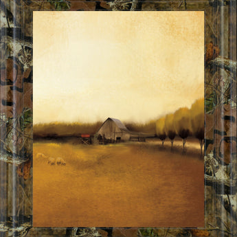 Rural Landscape I By Venter, T - Framed Print Wall Art - Light Brown