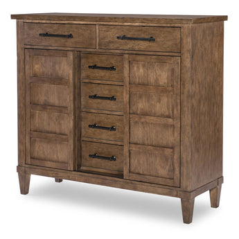 Artisan's Place - Door Drawer Chest - Vintage Pine Ironwood