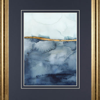 Coastal Horizon I By Victoria Borges - Blue