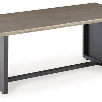 Bree Zee - Marrón - Mesa auxiliar rectangular