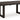 Neymorton - Marrón grisáceo oscuro - Mesa extensible rectangular de mariposa para comedor