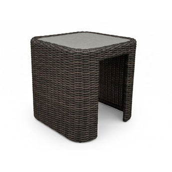 Mission Beach - Square End Table - Brown / Beige
