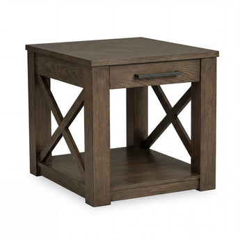 Ellison - End Table - Desert Oak