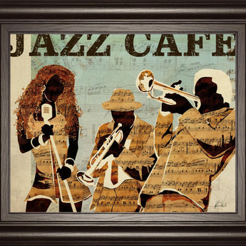 22x26 Jazz Cafe By Kyle Mosher - Light Brown