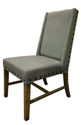 Loft Upholstered Chair (Set of 2) Two Tone Gray / Brown - alternate view