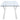 Alaia - Rectangular Glass Top Dining Table - Chrome