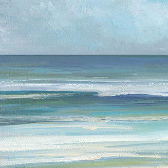 Gentle Waves I By Sally Swatland - Blue