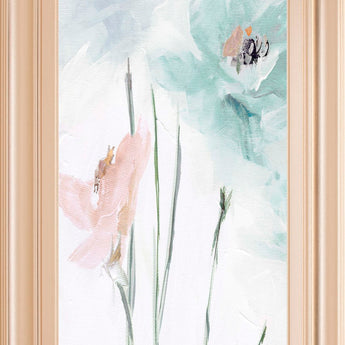 Spring Poppies II By Susan Pepe - Light Blue