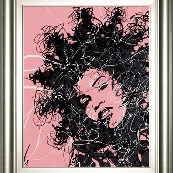 Star Il By Oksana Leadbitter - Wall Art - Pink