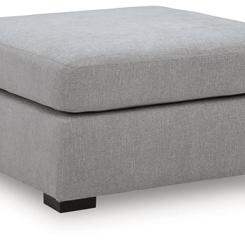 Lakepoint - Oversized Accent Ottoman - Nickel