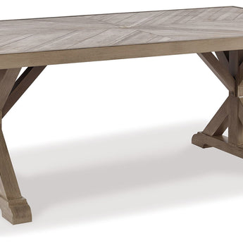 Beachcroft - Mesa de comedor rectangular con opción Umb