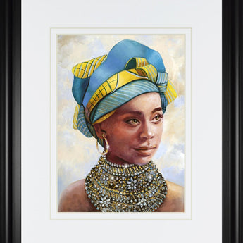 34x40 Soulful Beauty I By Donna Brooks - Beige