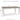 Mesa rectangular DRM con almacenamiento Skempton - Blanco -