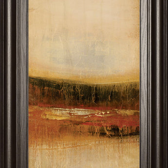Tall Colour Il By Hunter - Framed Print Wall Art - Beige