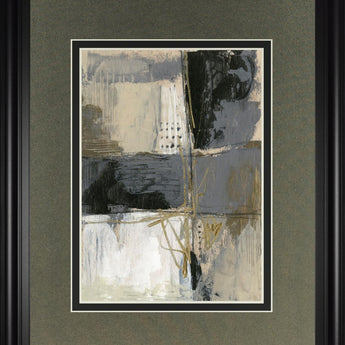 34x40 Neutral Divisions II By Jennifer Goldberger - Dark Gray