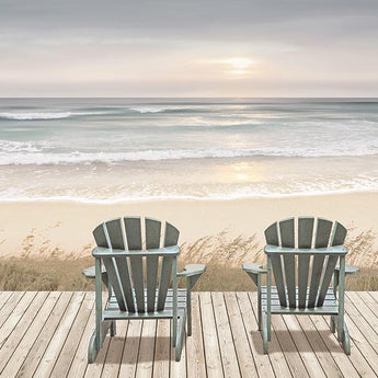 Boardwalk Sunset By Amber Sterling (Small) - Beige