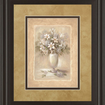 Bounty Il By Vivian Flasch - Framed Print Wall Art - Light Brown