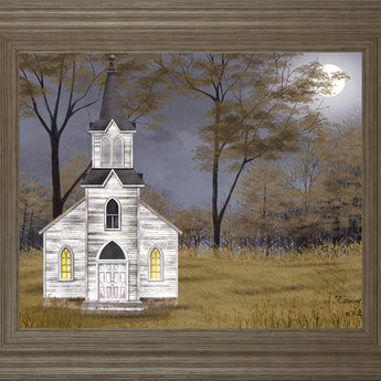 Evening Prayer By Billy Jacobs - Framed Print Wall Art - Green