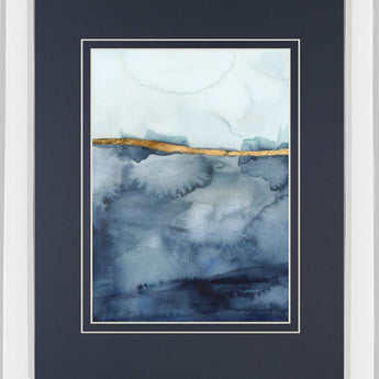 Coastal Horizon I By Victoria Borges - Light Blue