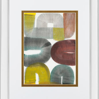 Geode Abstraction II By Jodi Fuchs - Dark Gray