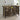 Bellemore - Mueble de barra rectangular con almacenamiento - Roble rústico