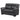 Arabella - Upholstered Padded Arm Loveseat - Gray