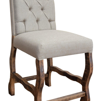 Marquez - Upholstered Stool (Set of 2) - Two Tone Light Brown