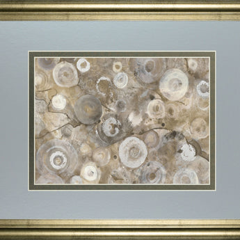 Natural Agate By Albena Hristova - Framed Print Wall Art - Beige