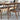 Malone - Mesa de comedor rectangular de madera - Nogal oscuro