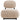 Duffie - Upholstered Armless Accent Chair - Camel