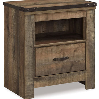 Trinell - One Drawer Night Stand - Brown