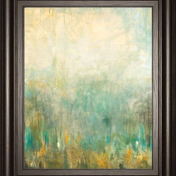Jardin Vert By Pasion - Framed Print Wall Art - Beige