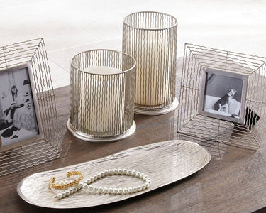 Dympna - Accessory Set (Set of 5) - Silver Finish