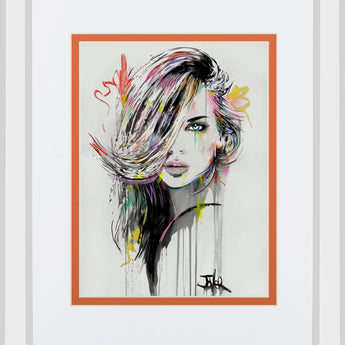 Far Horizons By Loui Jover Mirrored Frame - Gray