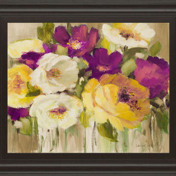 Deep In Purple I By Lanie Loreth - Framed Print Wall Art - Purple