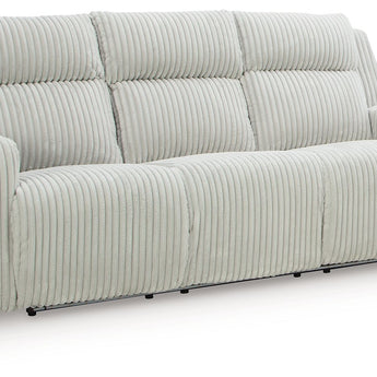Forest Lake - Power Reclining Sofa With Adj Headrest - Alloy