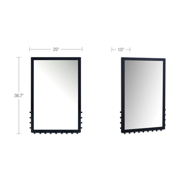 Figaro - Wall Mirror - Black