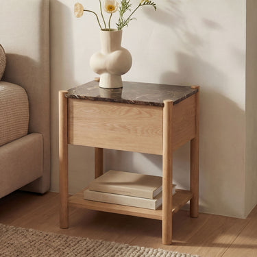 Elio - Nightstand - Dark Brown