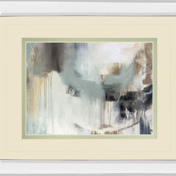 Argentum By Cat Tesla - Mirror Framed Print Wall Art - Beige