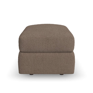 Chevy - Fabric Ottoman Pouf - Brown