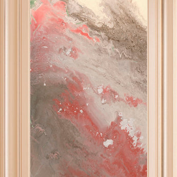 Sang Froid I By Dlynn Roll - Framed Print Wall Art - Beige