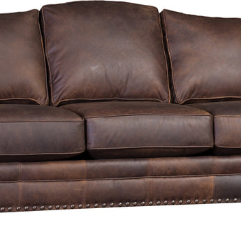 Mayo 3180 Series Customizable Camelback Sofa - Leather