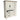 Americana Modern Bedroom - 7 Drawer Door Chest With Workstation - Cotton