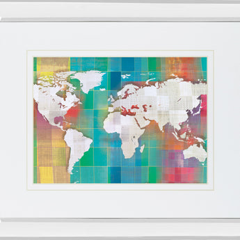 Color My World By Venter T. Mirrored Frame - Green