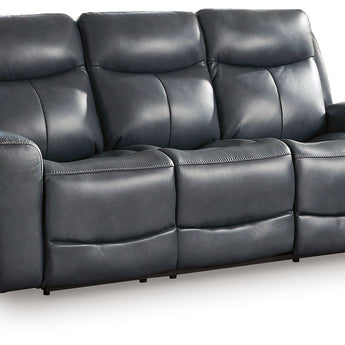 Next Move - Power Reclining Sofa With Adjustable Headrest - Admiral